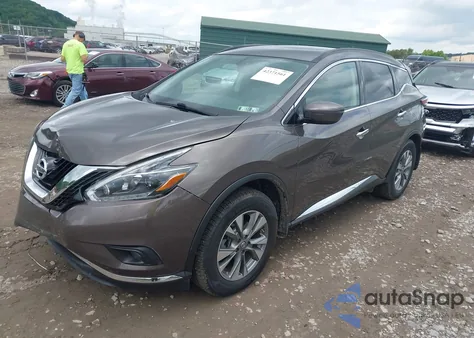 2018 Nissan Murano Sv из США, поврежденный, VIN 5N1AZ2MH7JN120545